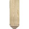 Ekena Millwork Westlake Arts and Crafts Rough Sawn Bracket w/ Offset Brace, Douglas Fir, 8"W x 20"D x 24"H BKT0806X20X24WTL03RDF - alternate 3